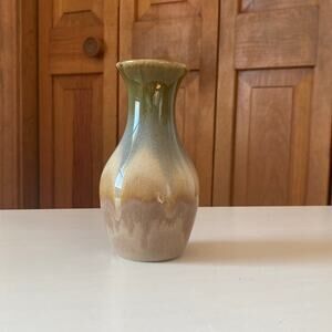 Vintage Crackle Glaze Pottery Vase